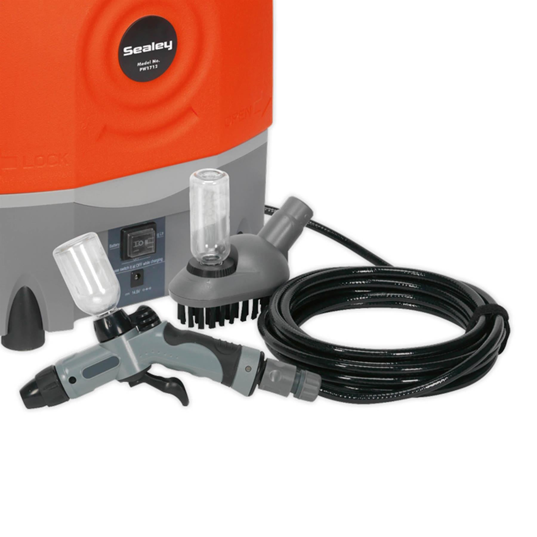 Sealey Pressure Washer 12V Rechargeable Lightweight And Portable