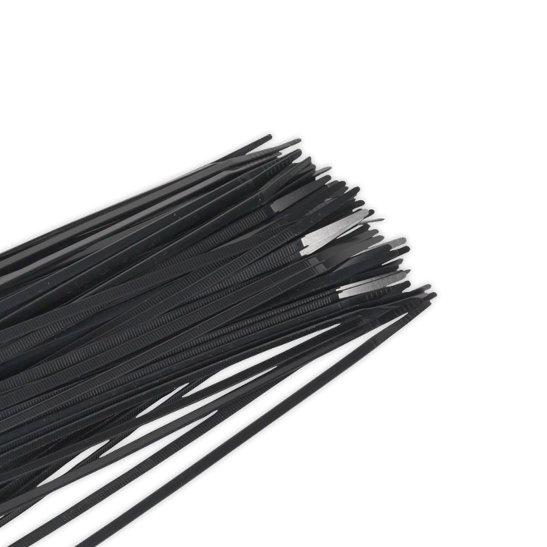 Sealey Cable Tie 300 x 4.8mm Black Pack of 100
