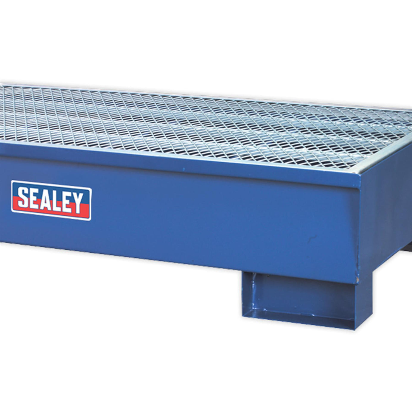 Sealey Barrel Bund 1340 x 800 x 335mm Heavy-duty 1.75mm steel.