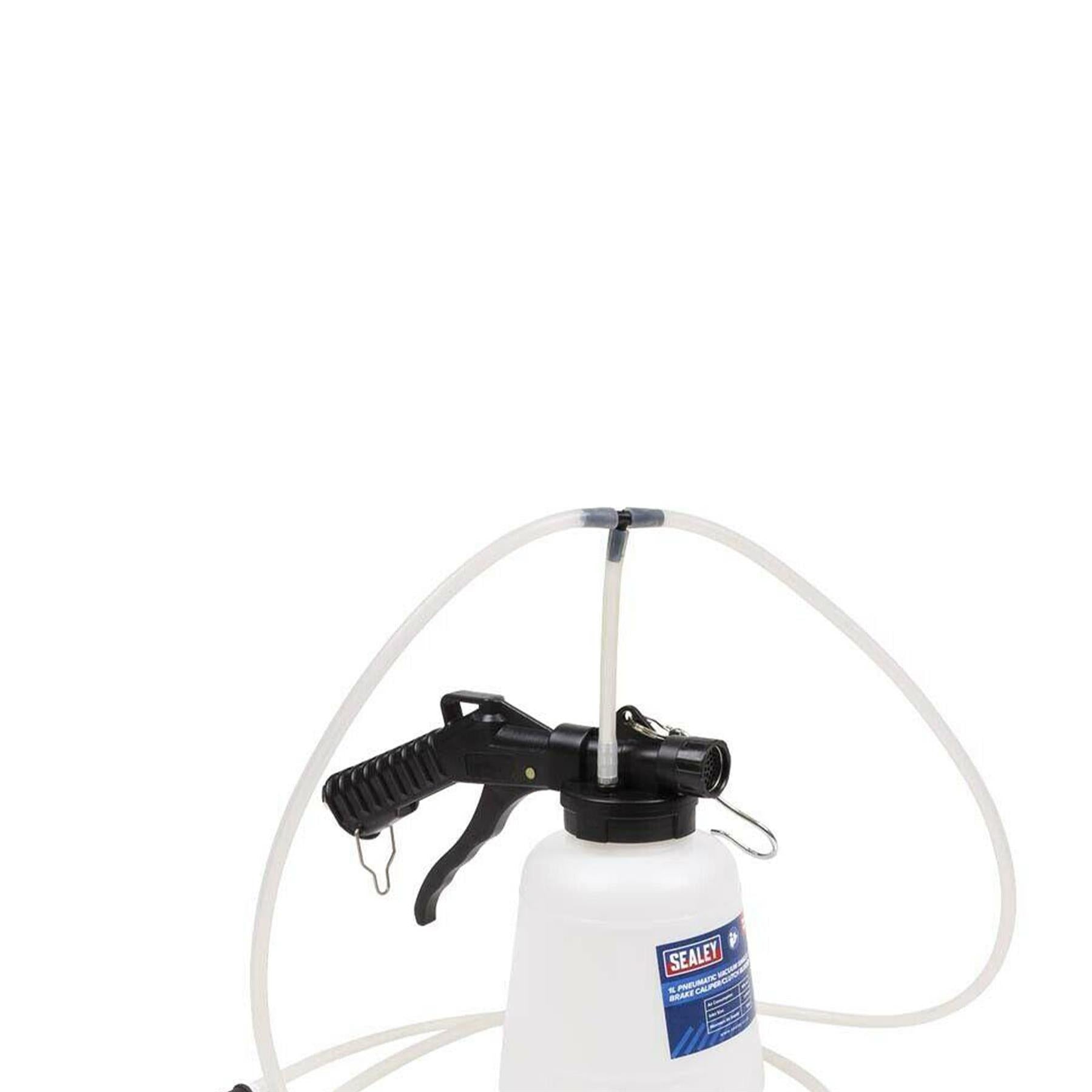Sealey Brake Caliper/Clutch Bleeder 1L Pneumatic Vacuum Single/Twin