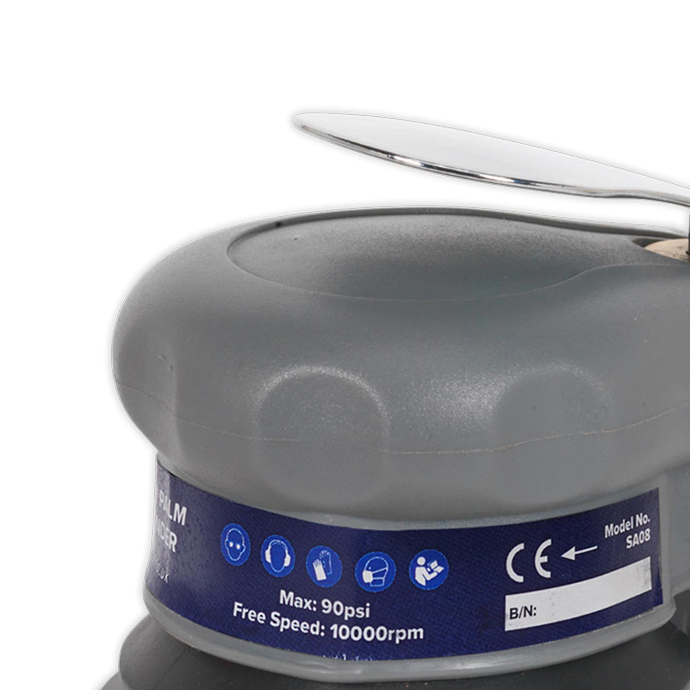 Sealey Air Palm Orbital Sander Ø150mm