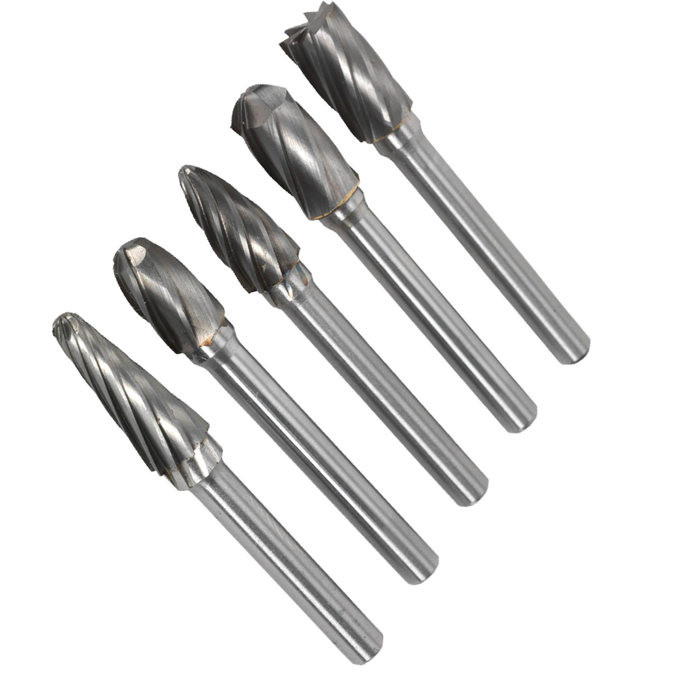 Sealey Tungsten Carbide Rotary Burr Set 5pc Ripper/Coarse