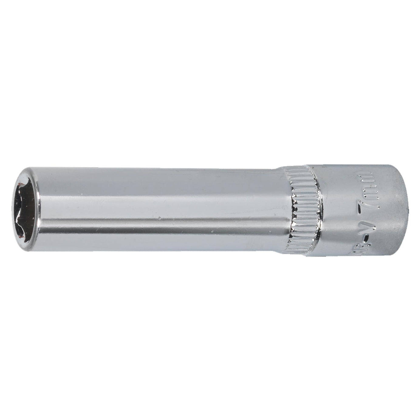 Sealey WallDrive Socket 7mm Deep 1/4"Sq Drive Fully Polished