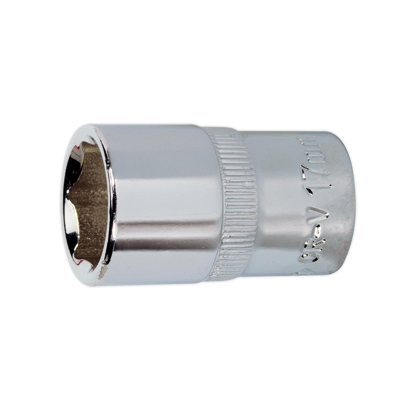 Sealey WallDrive Socket 17mm 1/2"Sq Drive Fully Polished