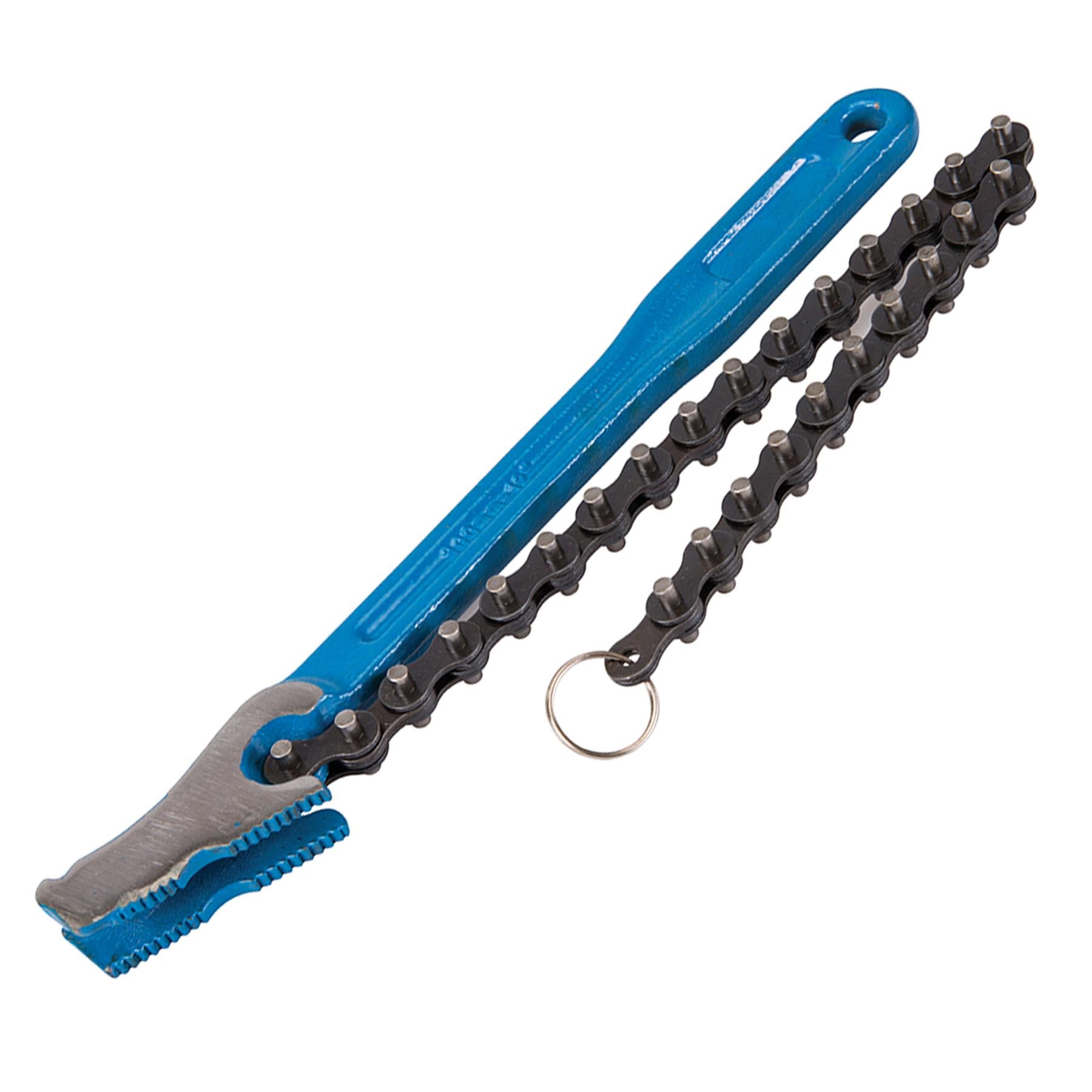 Chain Wrench 300 X 120mm Plumbing Tool Double-Jaw Design For Close-Quarter Work
