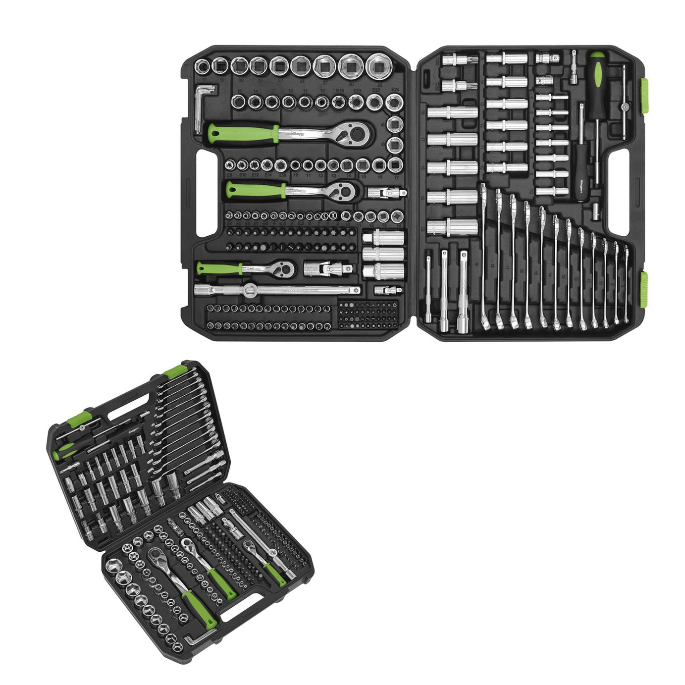 Sealey Socket Set 219pc 1/4", 3/8" & 1/2"Sq Drive WallDrive Metric
