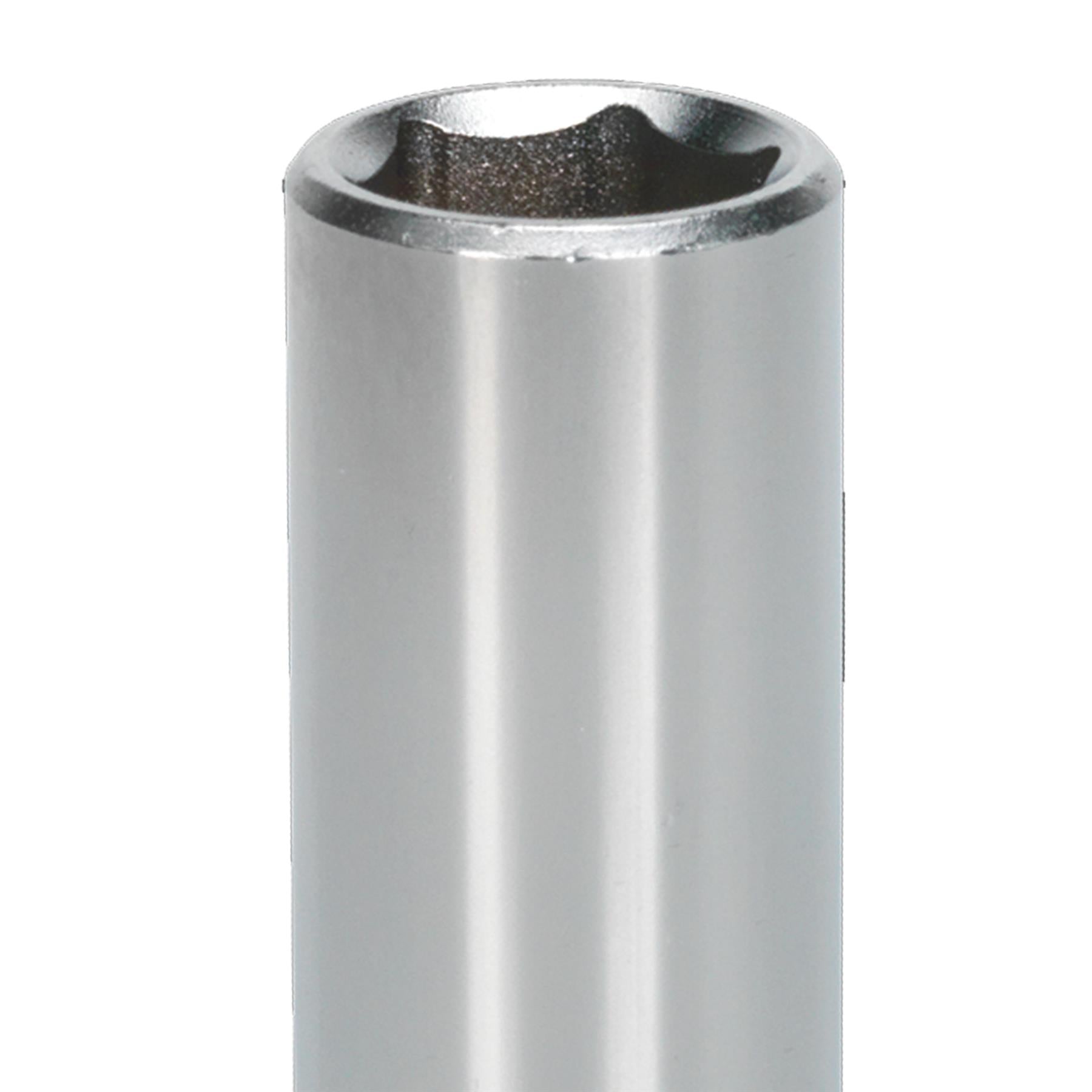 Sealey WallDrive Socket 10mm Deep 1/4"Sq Drive Chrome Vanadium steel
