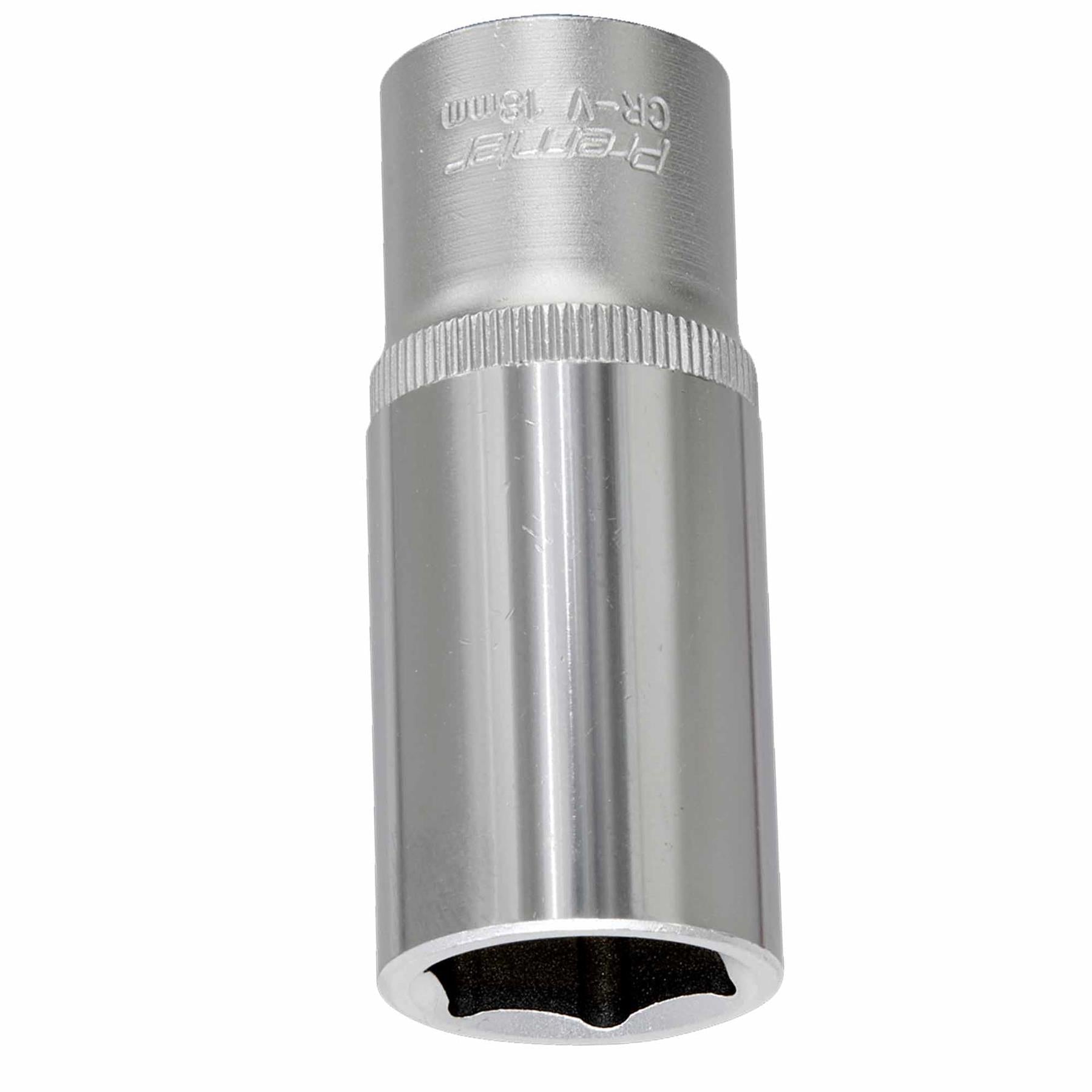 Sealey WallDrive Socket 18mm Deep 3/8"Sq Drive Chrome Vanadium Steel