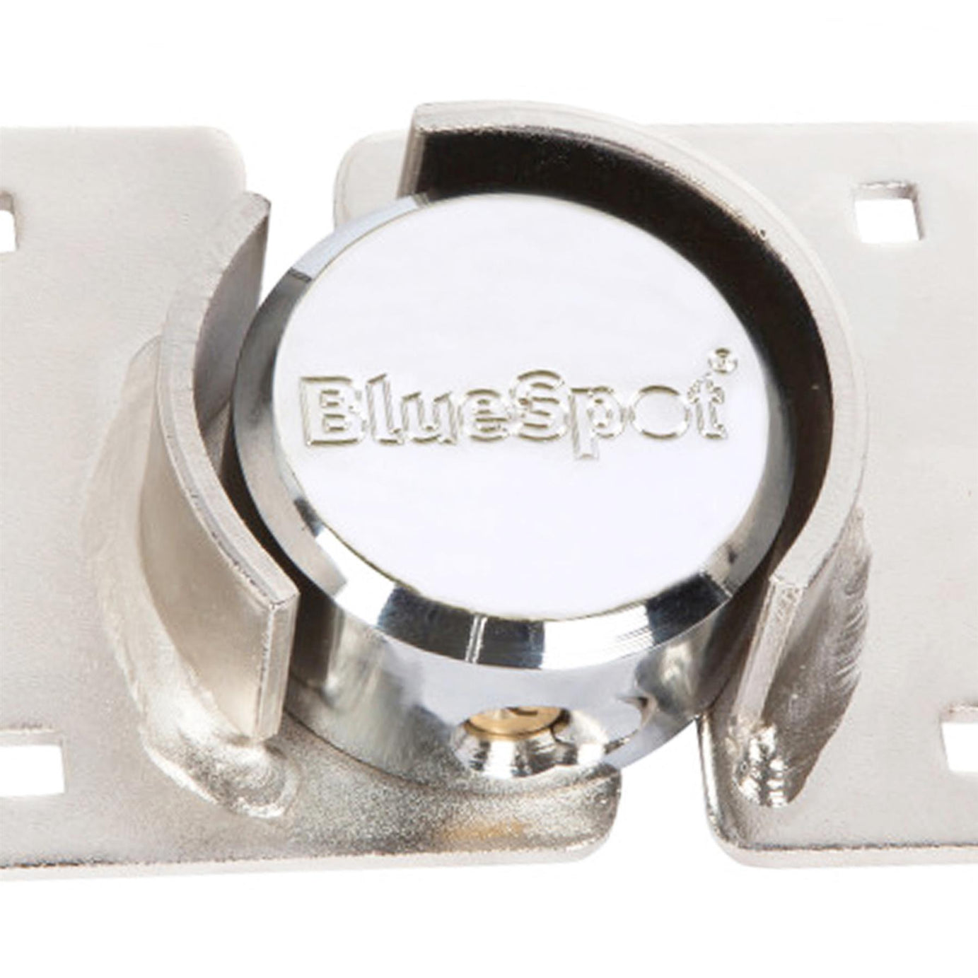 BlueSpot Van Lock Garden Shed 73mm Security Padlock Hasp Set Chrome Plated