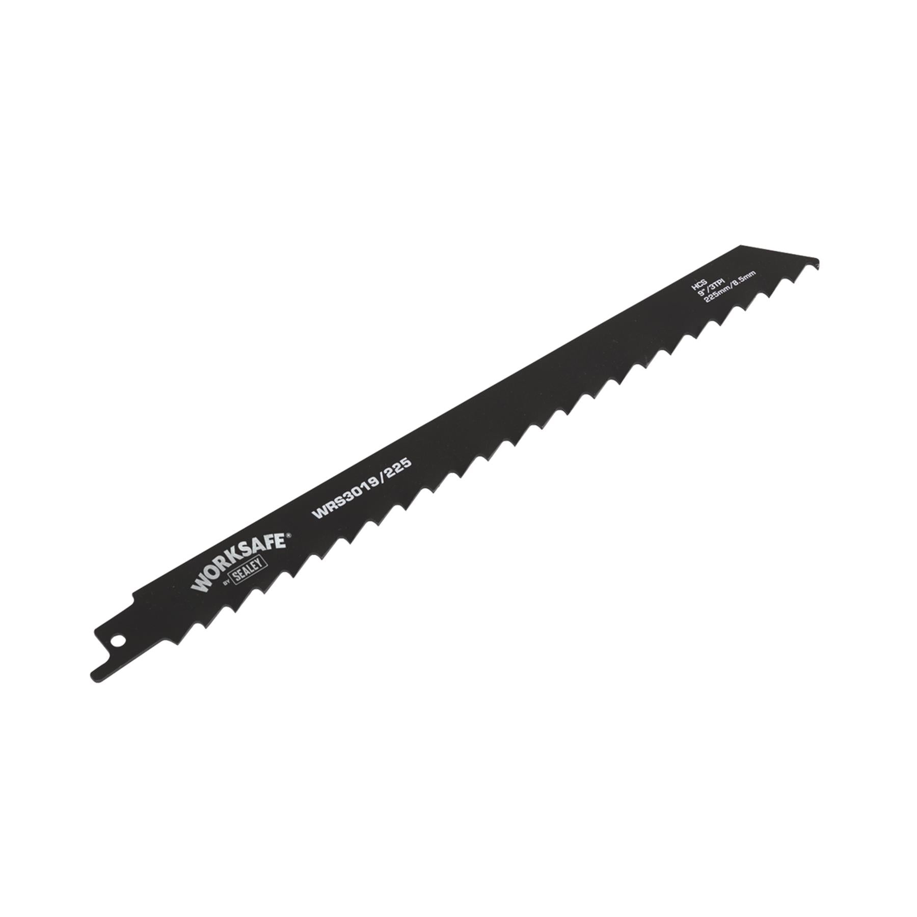Sealey Reciprocating Saw Blade 225mm 3tpi - Pack of 5