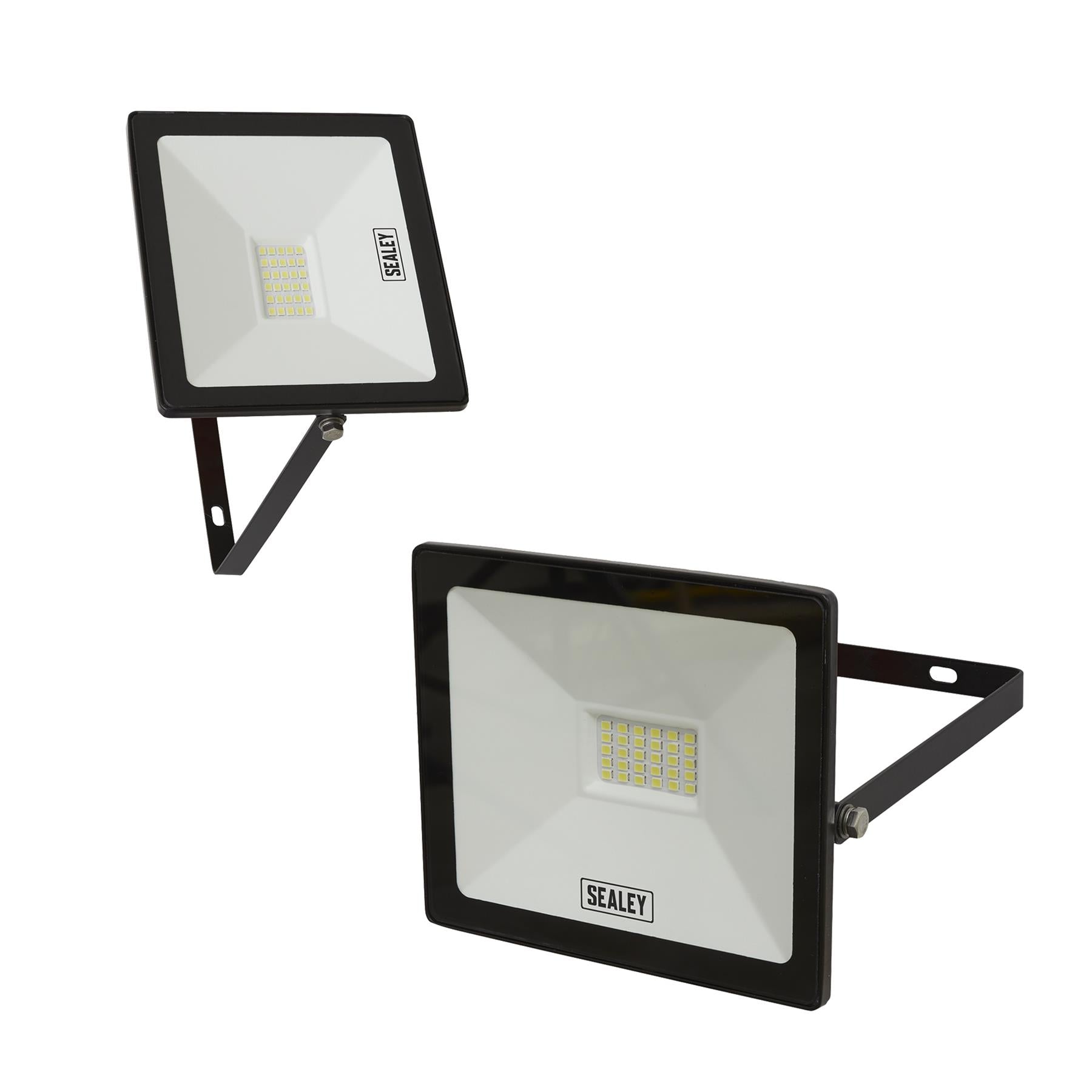 Sealey Extra Slim Floodlight with Wall Bracket 20W SMD LED