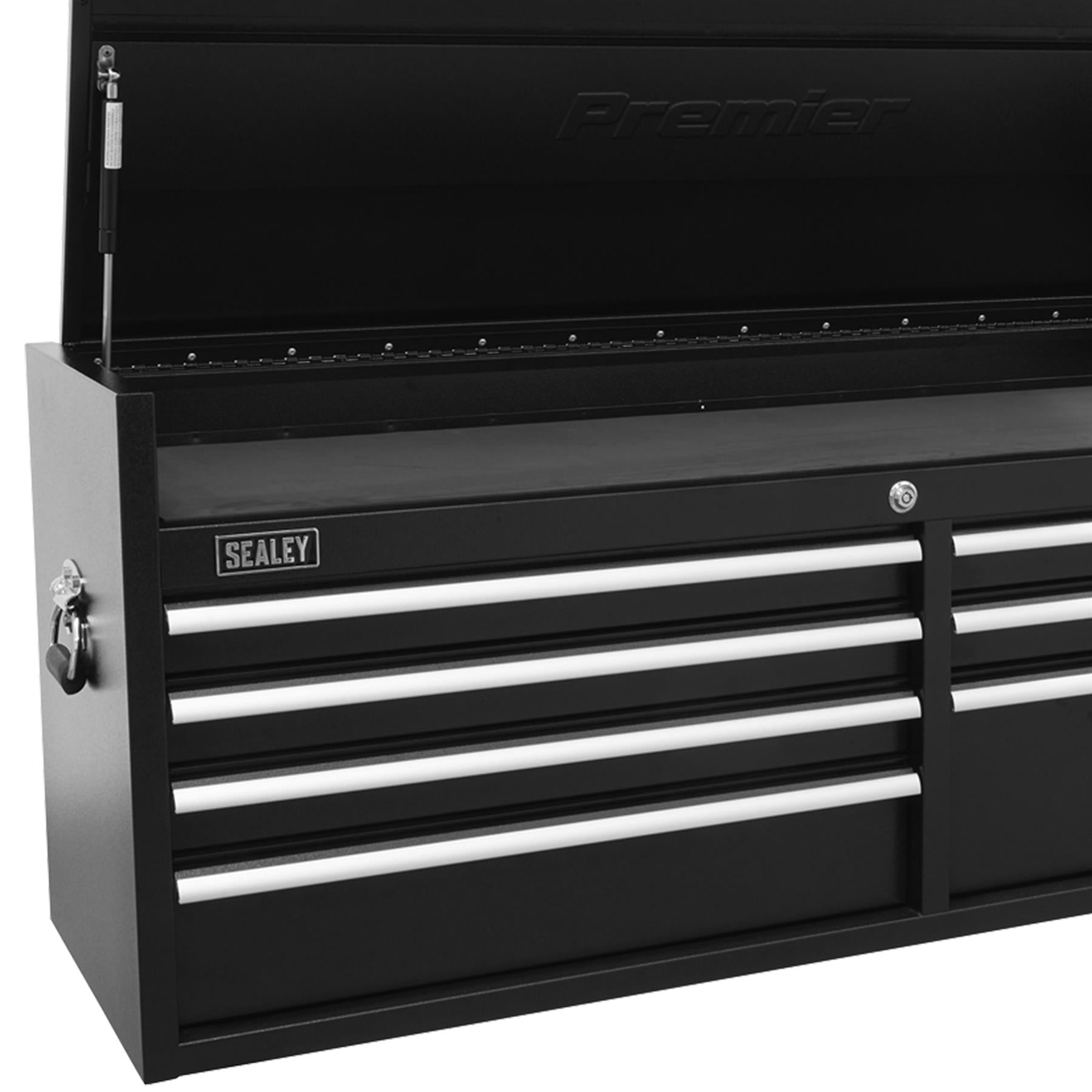 Sealey Topchest 7 Drawer 1415mm Heavy-Duty Black