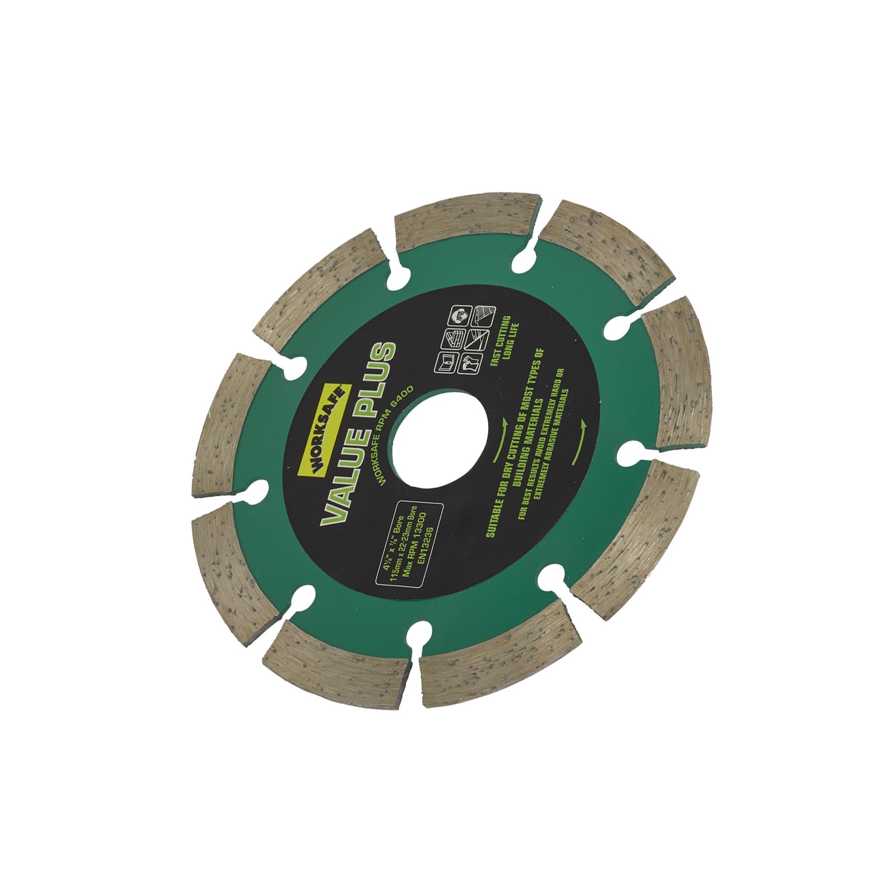 Sealey Value Plus Diamond Blade Ø115 x 22mm
