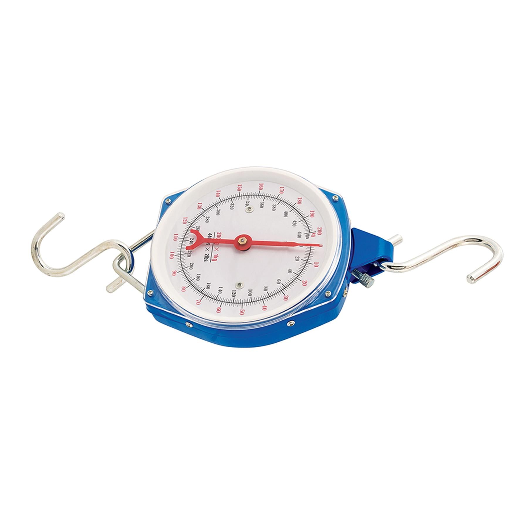 New Silverline 251087 200kg Heavy Duty Hanging Weighing Scales with Hook Fishing