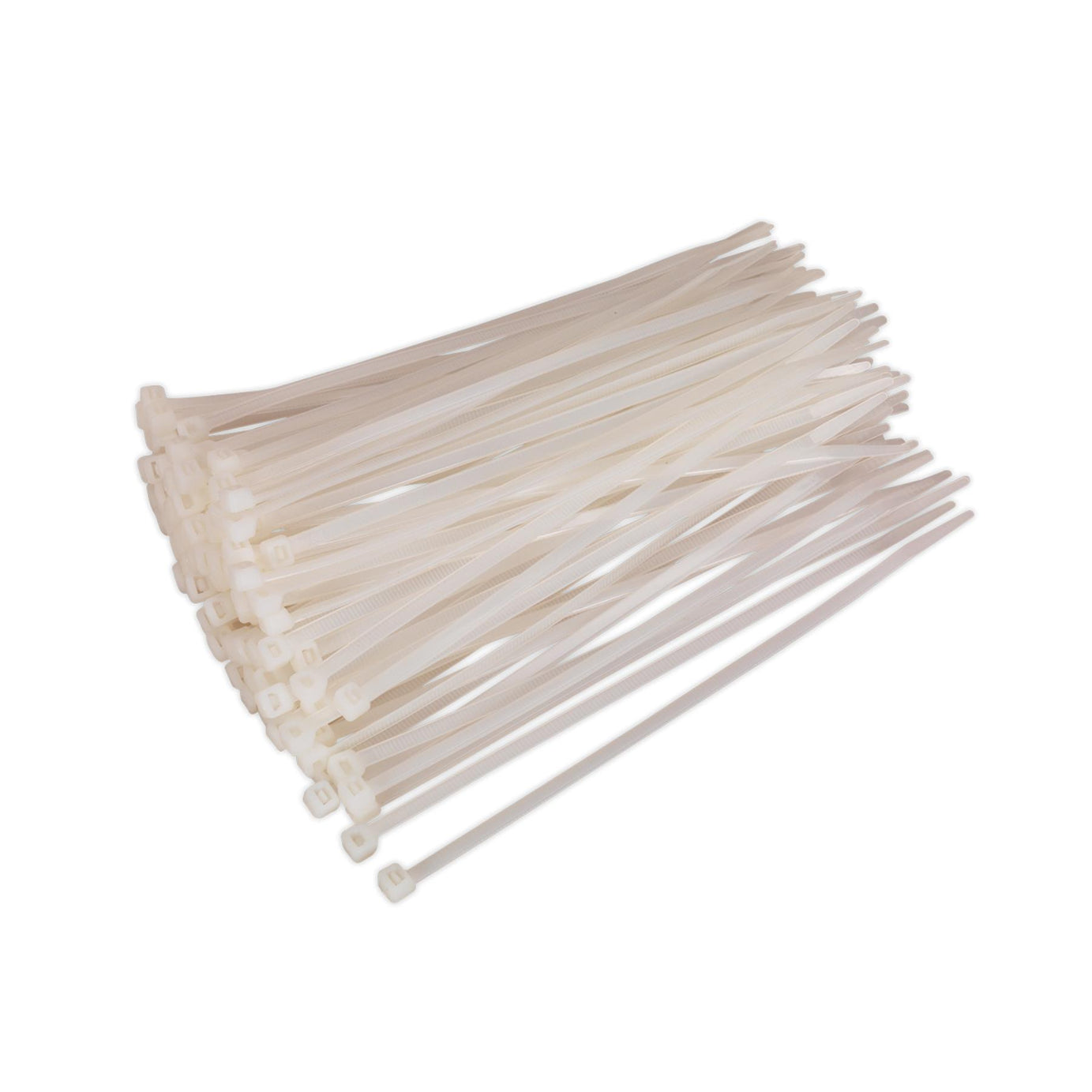 Sealey Cable Tie 200 x 4.8mm White Pack of 100