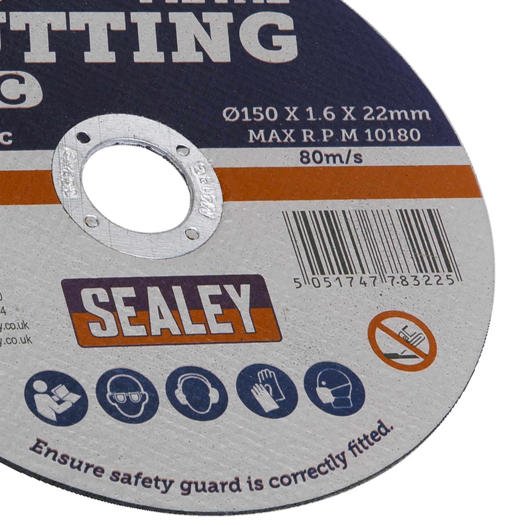 Sealey Cutting Disc 150 x 1.6mm 22mm Bore