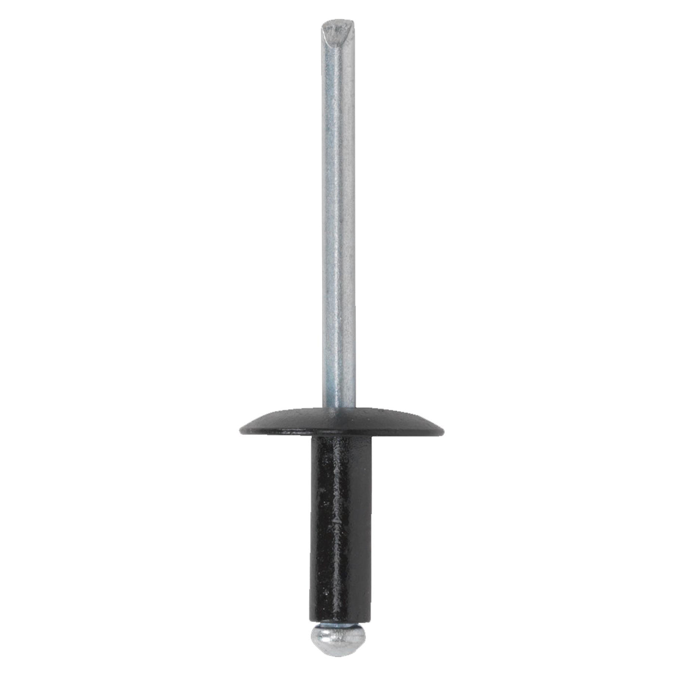Sealey Aluminium Rivet Black Large Flange 4.8 x 14mm Pack of 200