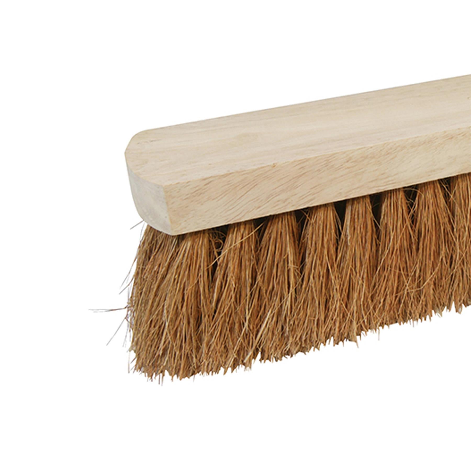 BRUSH BRUSHES BROOM BROOMS HEAD HEADS SOFT COCO BRISTLES SIZES 18"