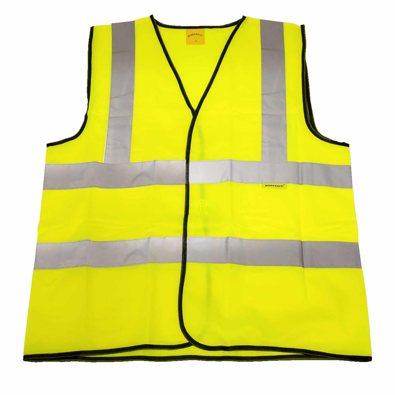 Hi-Vis Waistcoat (Site and Road Use) Yellow - Large. Sealey