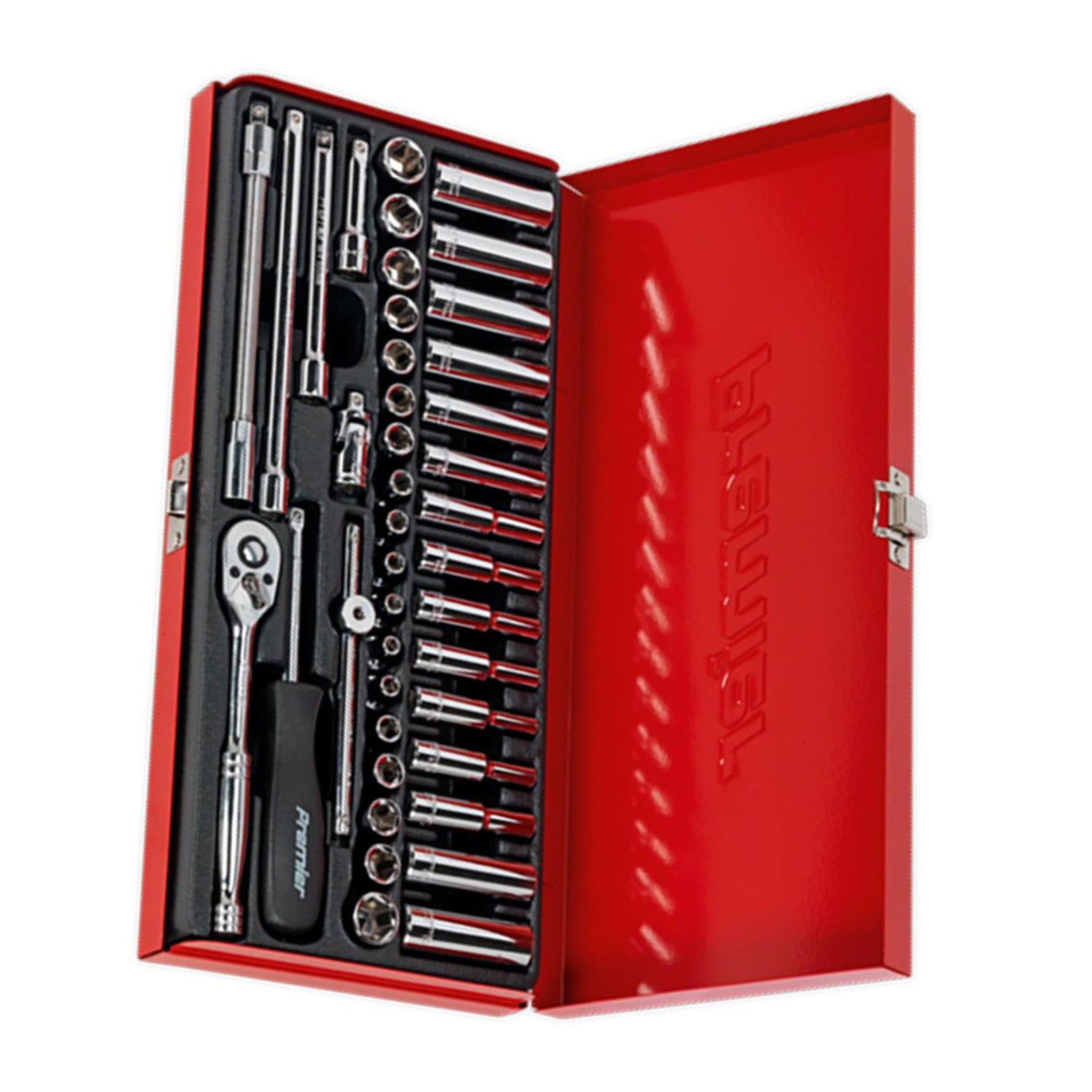 Sealey Socket Set 41pc 1/4"Sq Drive 6pt WallDrive� - Metric/Imperia