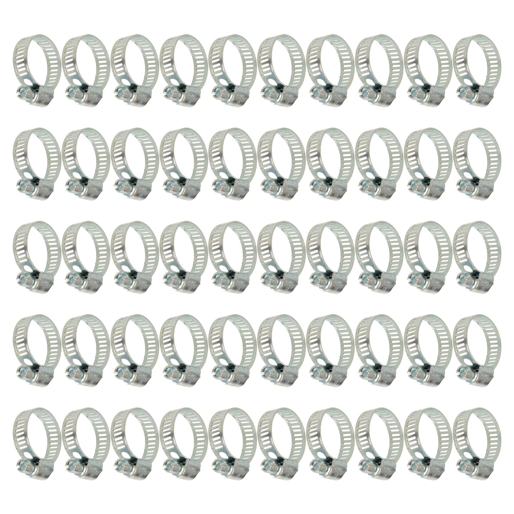 20 x Hose Clips Genuine Worm Drive Fuel Hose Clamps Clips 16 - 22mm