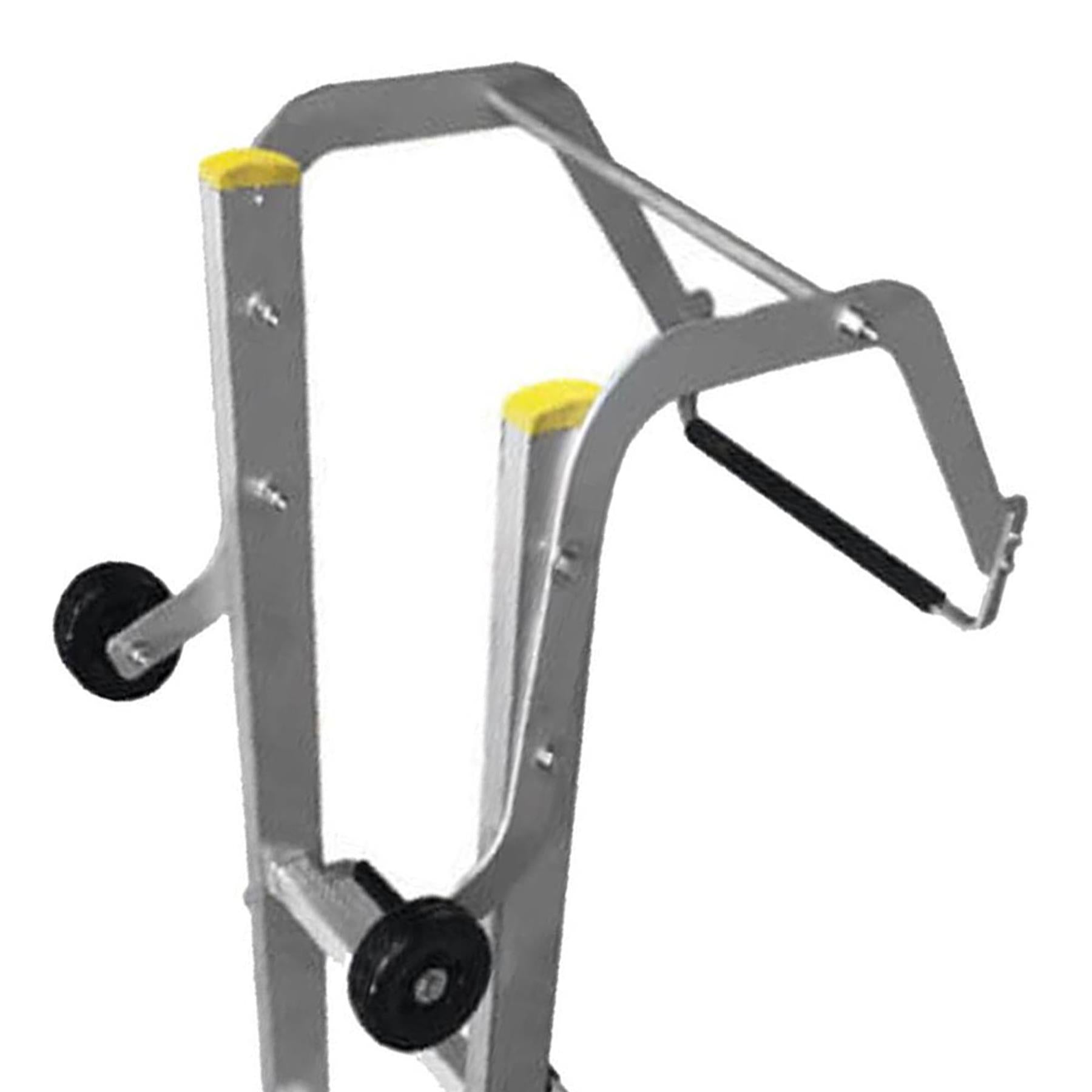 Dapetz PRo 16 Rung Roof Ladder 5.1m, With Steel Ridge Hooks, Single Section