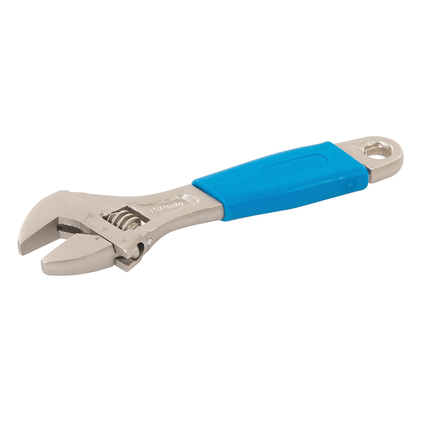 Adjustable Wrench 150mm Length - Jaw 17mm Corrosion-Resistant Satin Finish