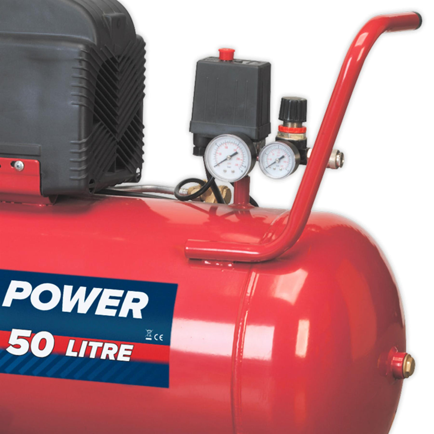 Sealey Compressor 50L Direct Drive 2hp Aluminium head