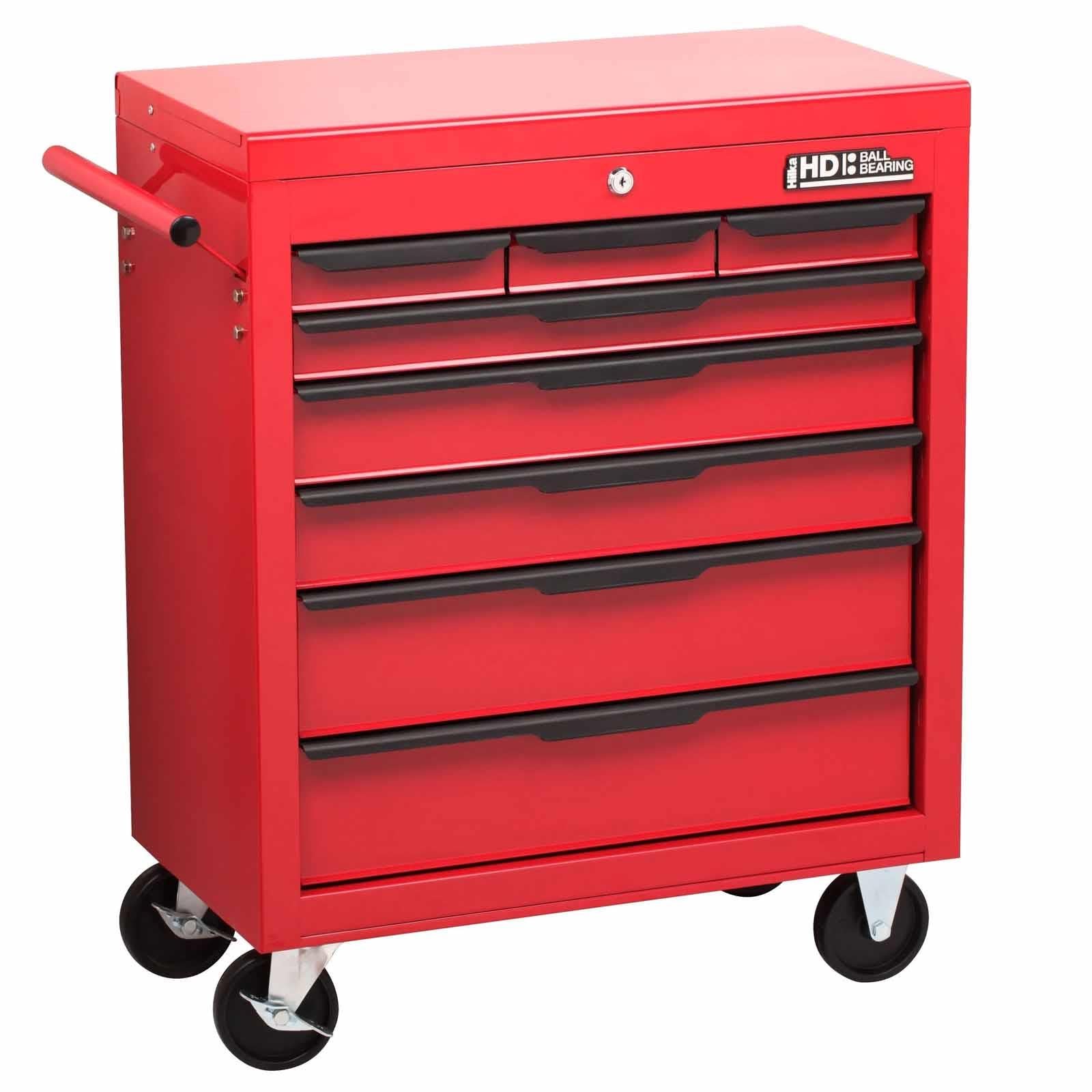 HD 8 Drawer Trolley with Lid Storage