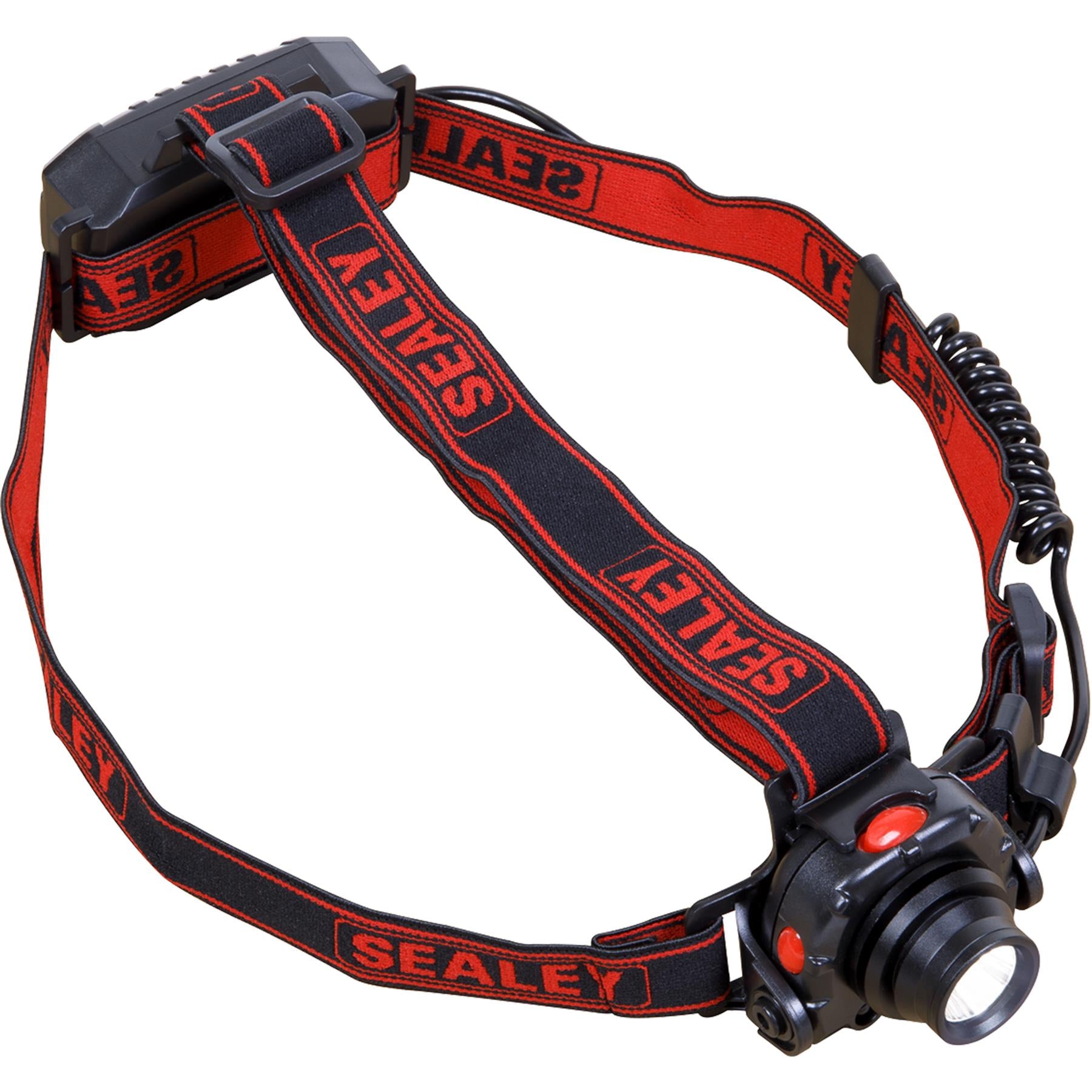 Sealey Head Torch 3W CREE LED Auto Sensor Rechargeable