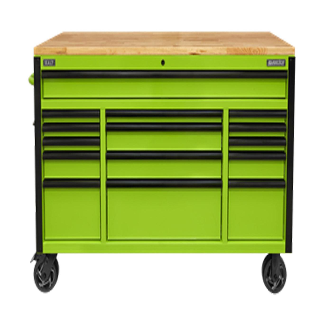 Sealey 15 Drawer Mobile Trolley with Wooden Worktop 1549mm