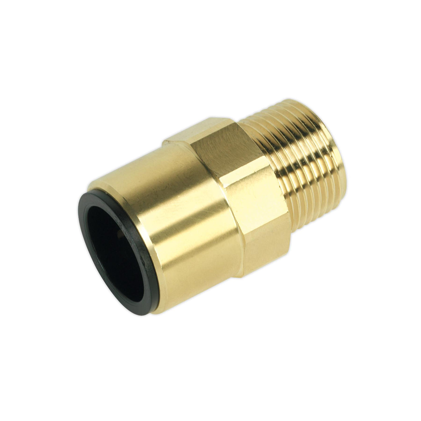 Sealey Straight Adaptor 22mmx3/4"BSPT Brass (Speedfit - MM012206N)