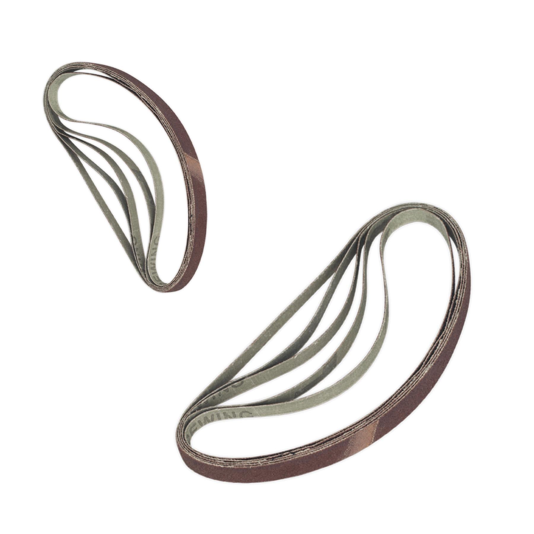 Sealey - SBS35/B40GW Sanding Belt 12 x 456mm 40Grit Pack of 5
