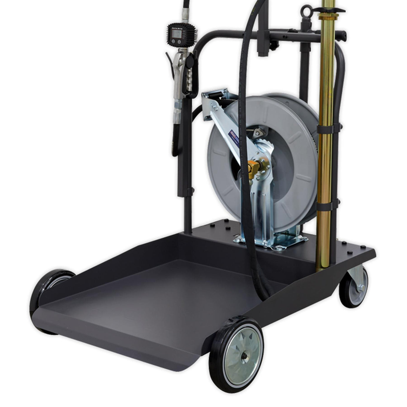 Sealey Oil Dispensing System Air Op with 10m Retractable Hose Reel