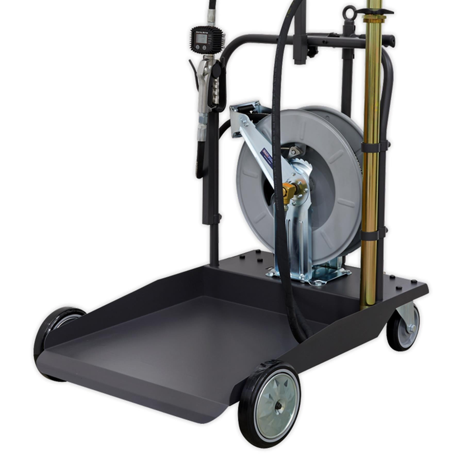 Sealey Oil Dispensing System Air Op with 10m Retractable Hose Reel