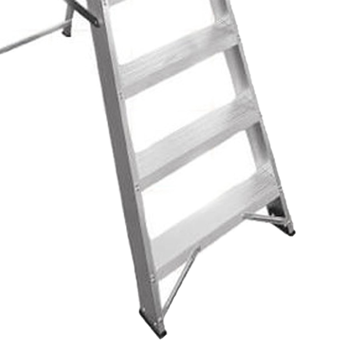 Dapetz Aluminium 3 Tread Platform Step Ladder 1.37m, Heavy Duty, Made In Uk