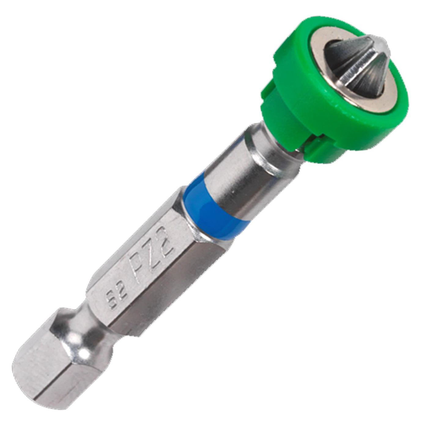 Sealey Power Tool Bit Pozi #2 with Magnetic Holder S2 50mm Pack of 5