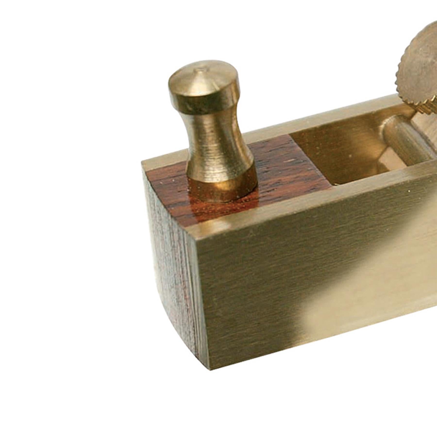 72mm BRASS & ROSEWOOD Mini Block Plane - Woodwork Carpentry Precise Planer