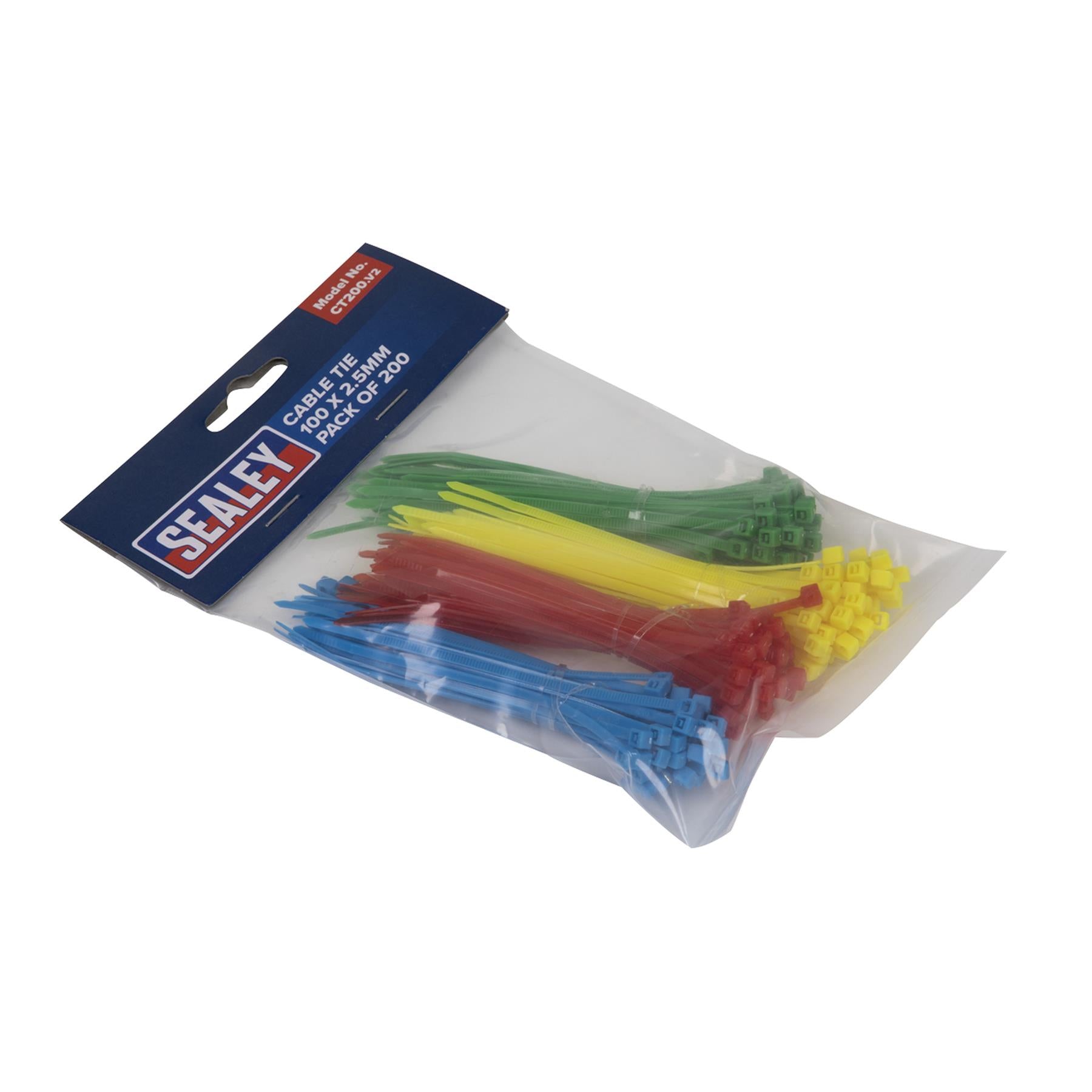 Sealey Cable Tie 100 x 2.5mm Pack of 200
