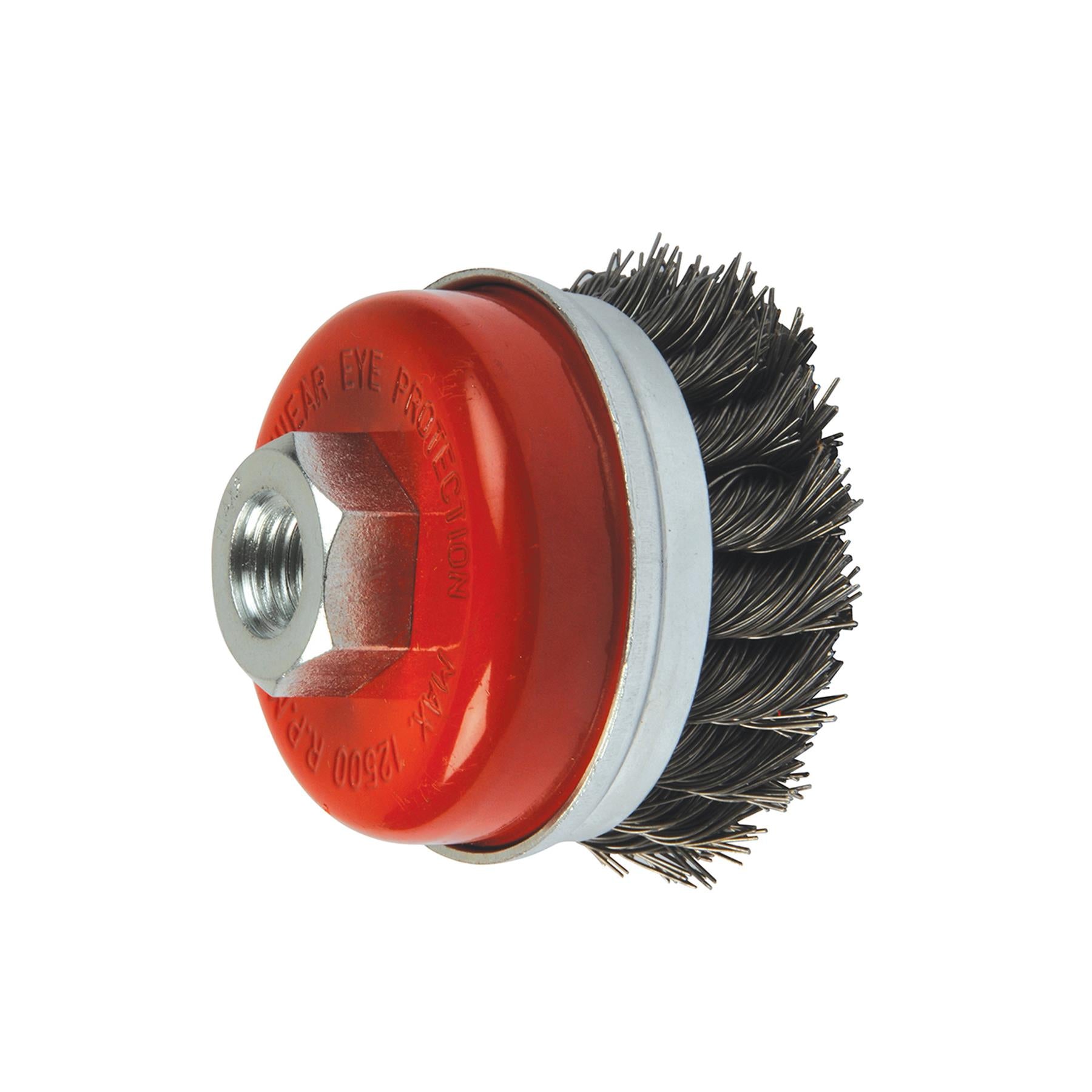 Steel Twist-Knot Cup 80mm Abrasive Grinding Paint Rust Removal DIY New
