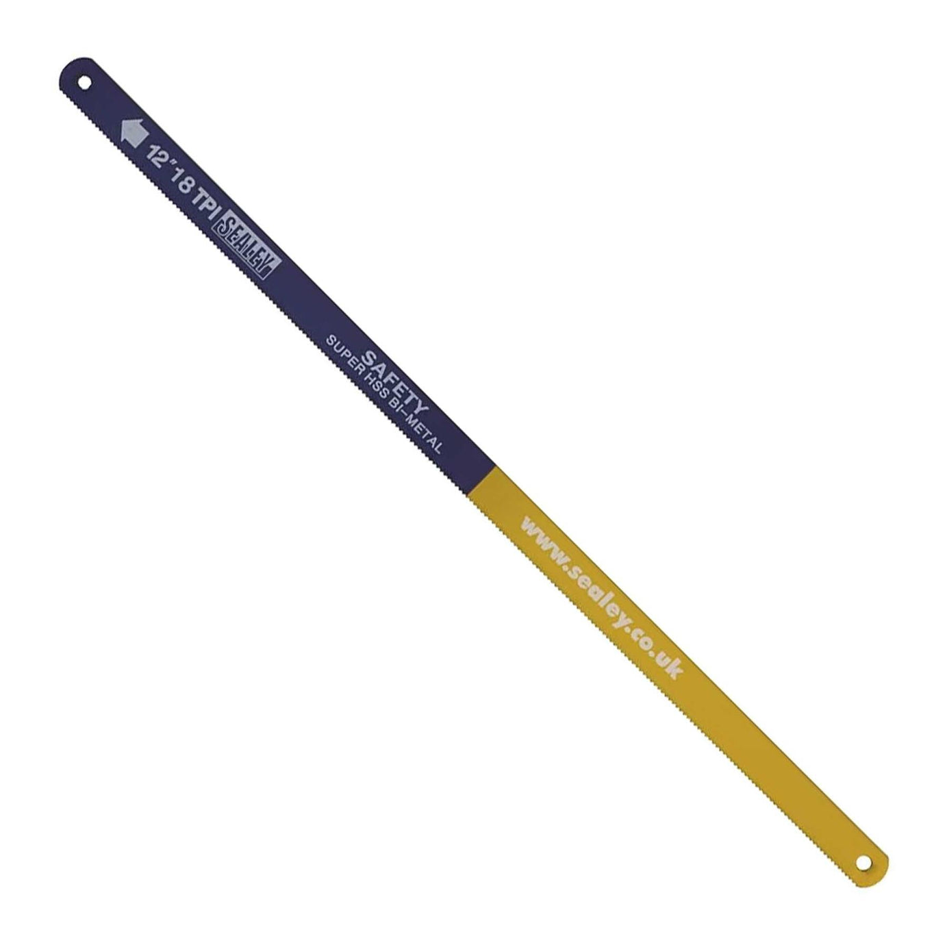 Sealey Hacksaw Blade 300mm HSS Bi-Metal 18tpi Pack of 5