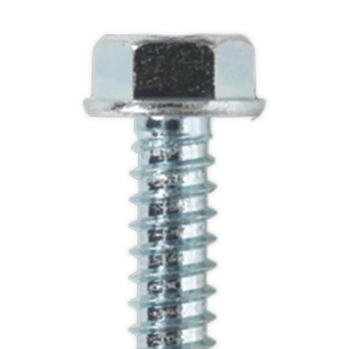 Sealey Self Drilling Screw 6.3 x 38mm Hex Head Zinc Pack of 100