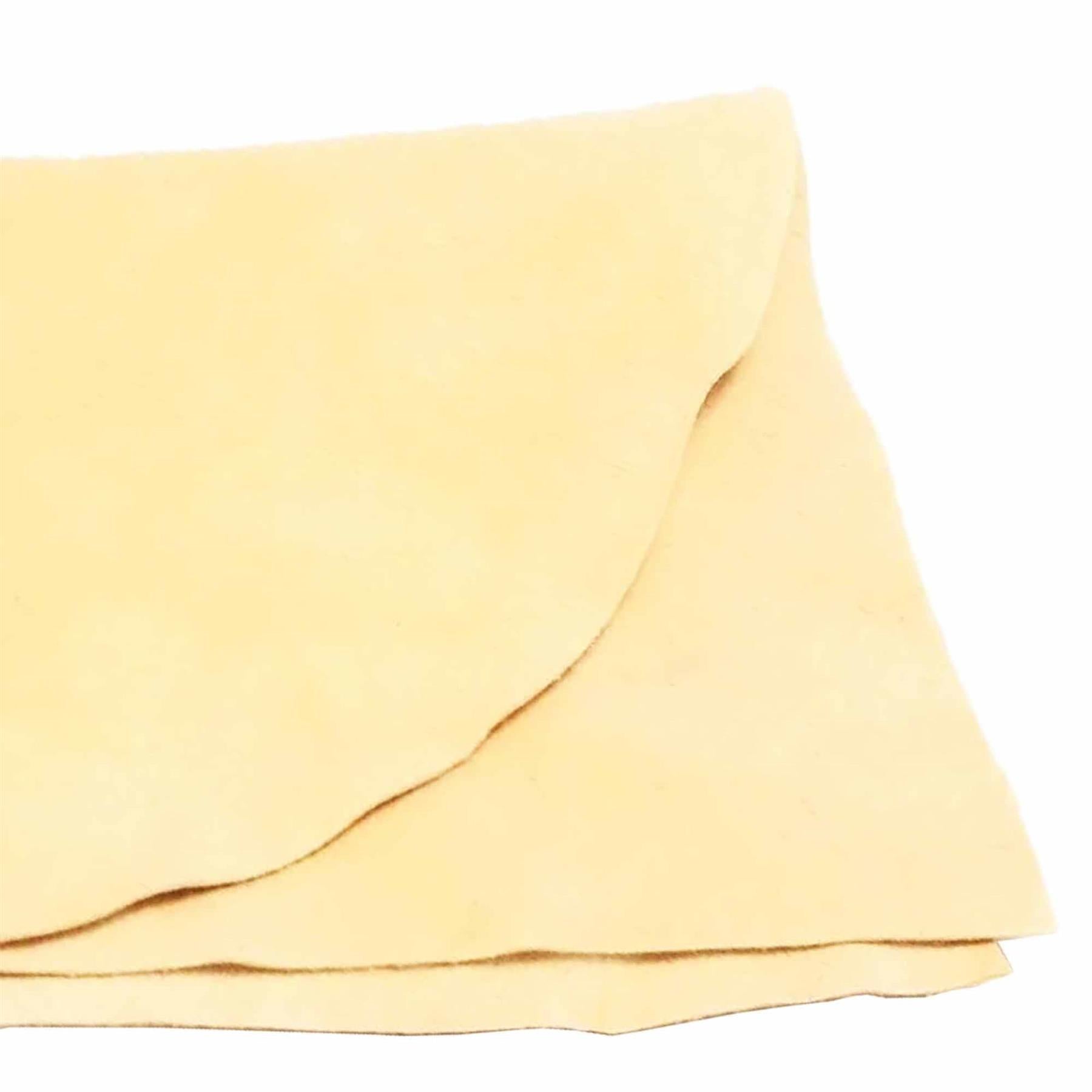 Large Premium Valet Cloth Genuine Oil-Tanned Chamois Leather