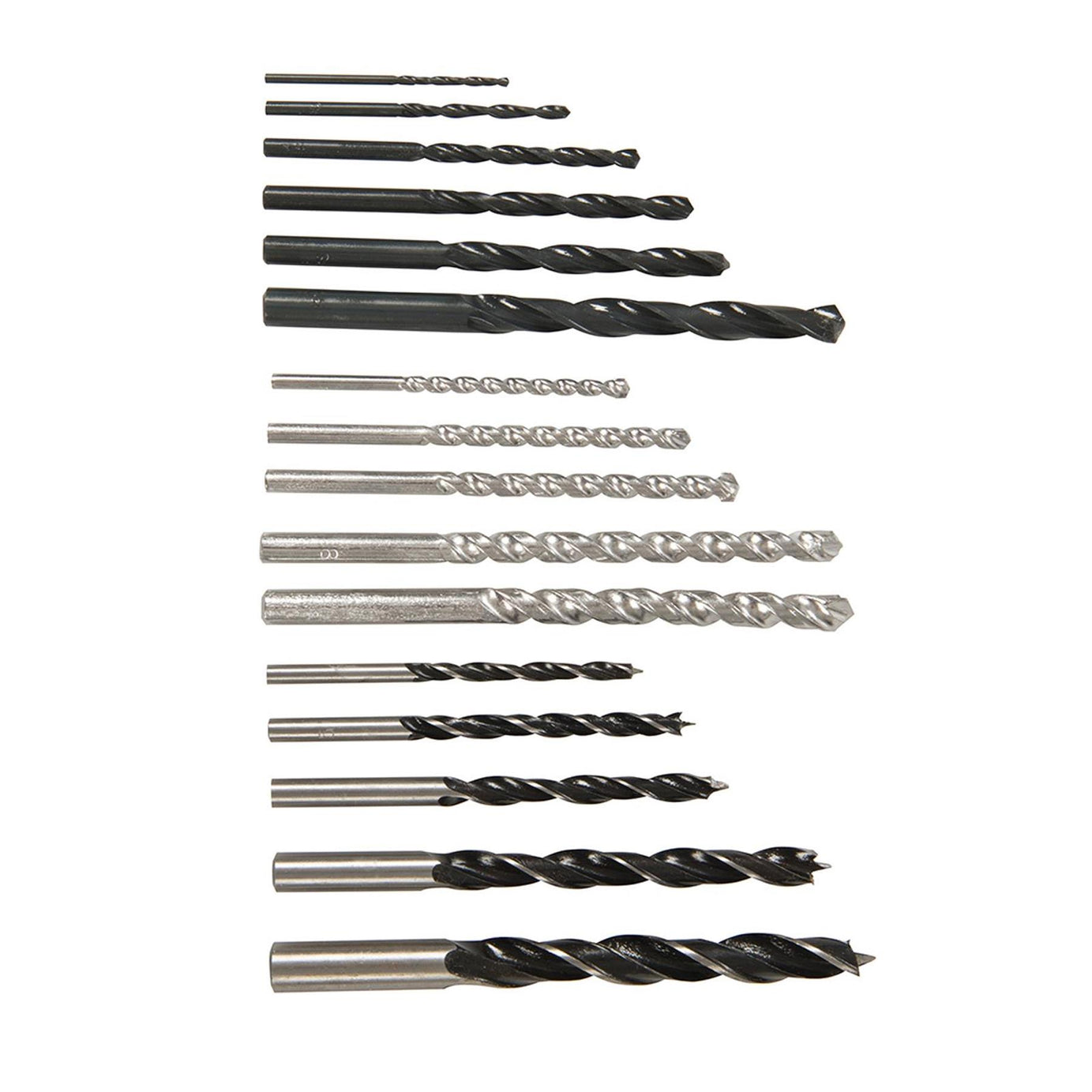 Combi Drill Bit Set 16Pc 2 - 10mm Multi Surface Use On Metal Plastic And Wood