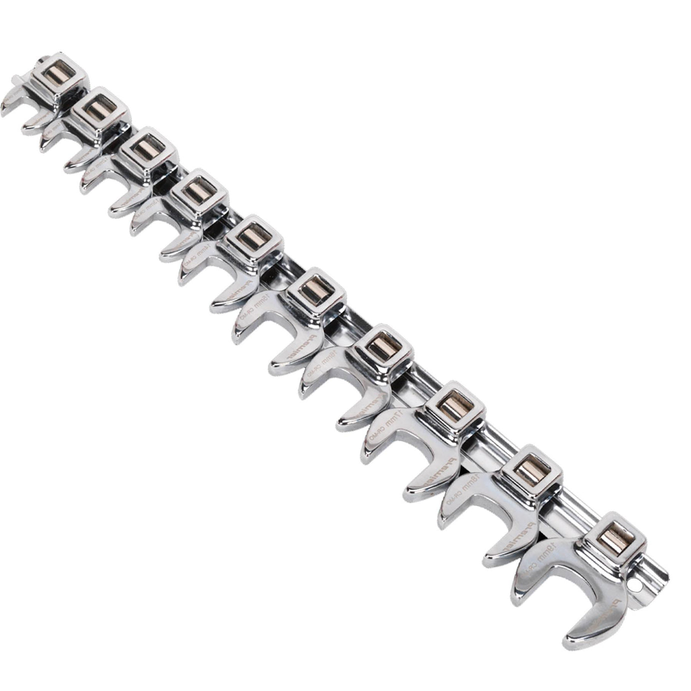 Sealey Crow's Foot Open-End Spanner Set 10pc 3/8"Sq Drive Metric