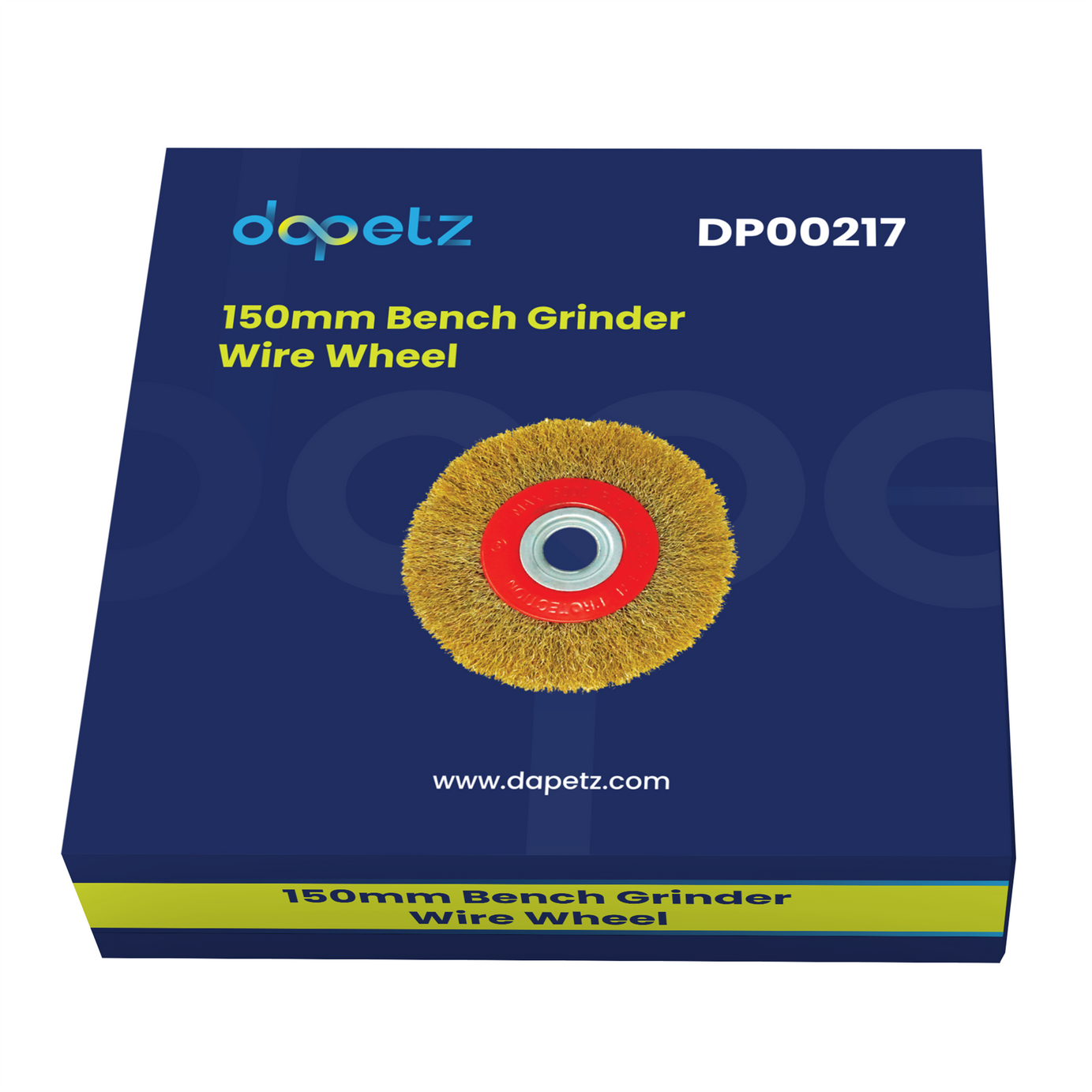 150mm 6 Bench Grinder Wire Wheel Cleaning Polishing Brassed New