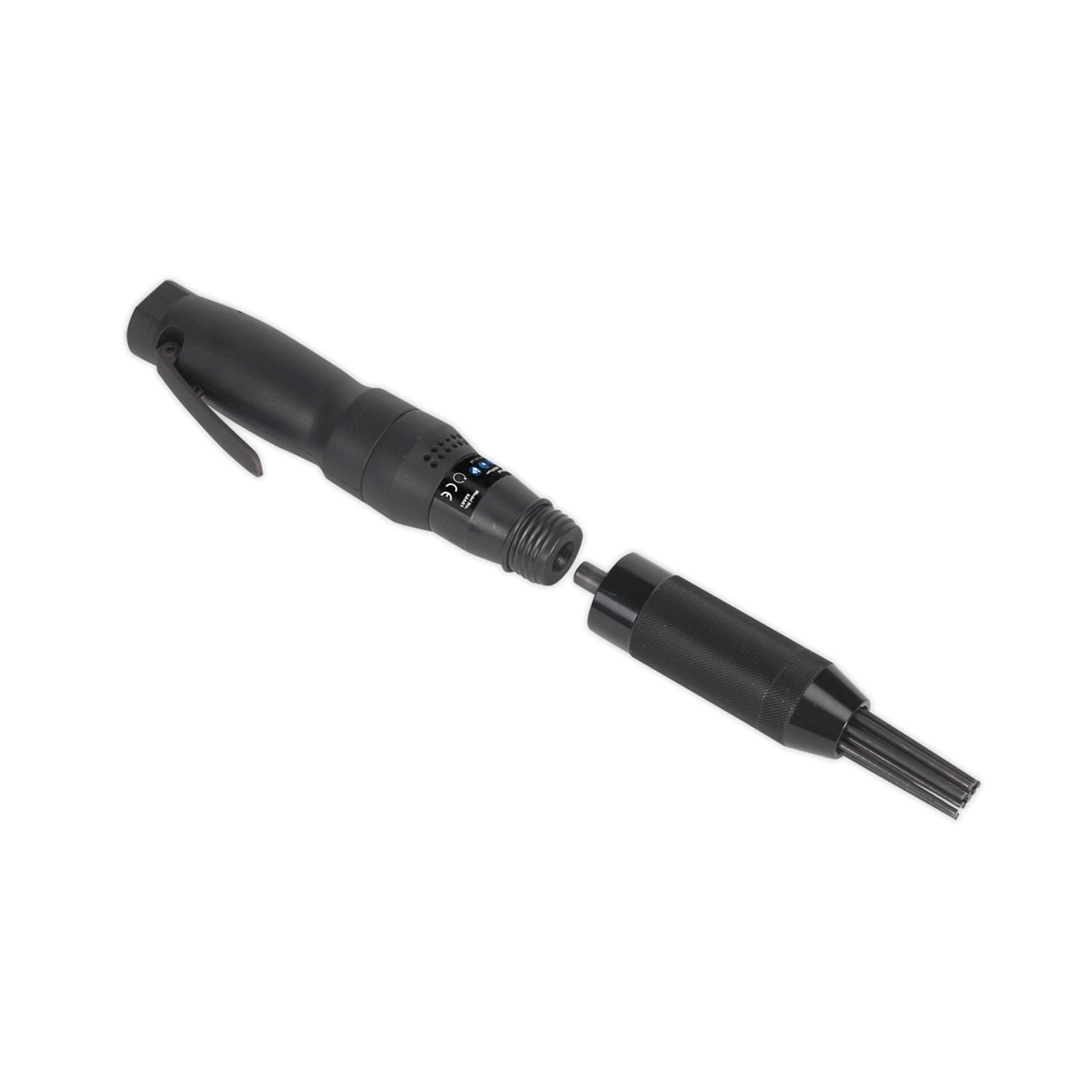 Sealey Air Needle Scaler Composite Directional Low Noise Air Exhaust