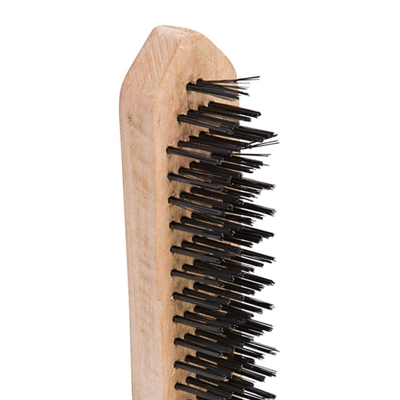 Heavy Duty Wire Brush 6 Row Bristles Large Paint Rust Cleaner 20mm X 290mm