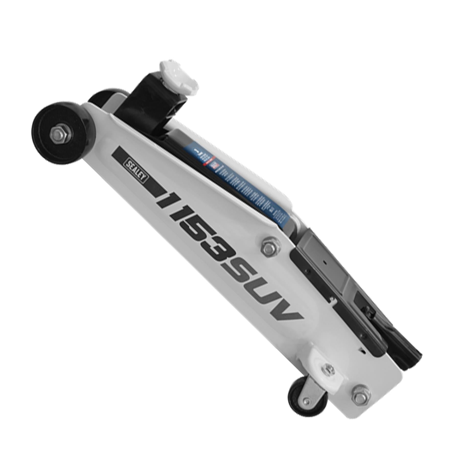 Sealey 1153SUV Long Chassis High Lift SUV Trolley Jack 3 Tonne Car Van Garage