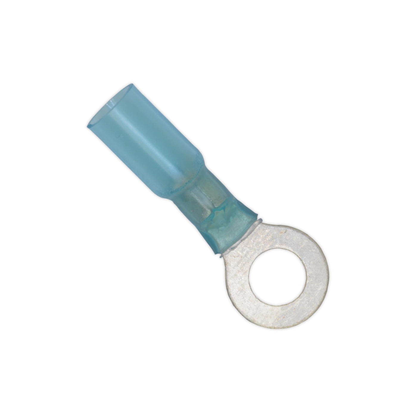 Sealey Heat Shrink Ring Terminal Ø8.4mm Blue Pack of 25